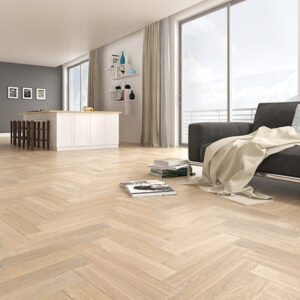 Herringbone Darwin UV Matt Lacquered Engineered Flooring - Image 2