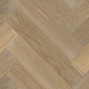 Renaissance Herringbone Oak Della Porta Smoked White UV Oil/Wax Engineered Flooring