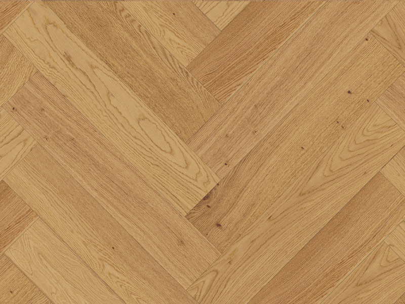 Herringbone Kylemore Oak Brushed & Matt Lacquered Engineered Flooring