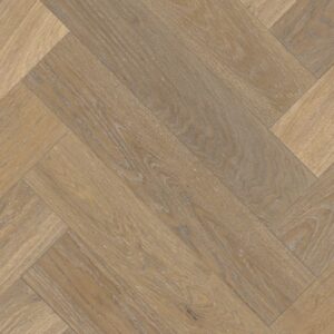 Renaissance Herringbone Oak Landini Smoked Distressed White UV Oil/Wax Engineered Flooring