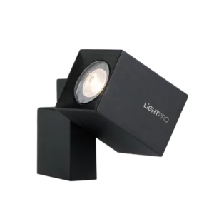 Garden Lightpro Quartz 12V Black IP44 Wall Light - Image 3