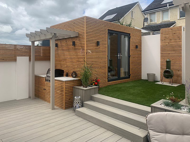 Ultrashield Naturale Wide Board Composite Decking Old Mist