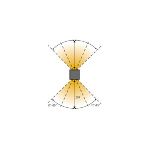 Garden Lightpro Ixion 12V 9W Up/Down Dimmable Wall Light - Image 5