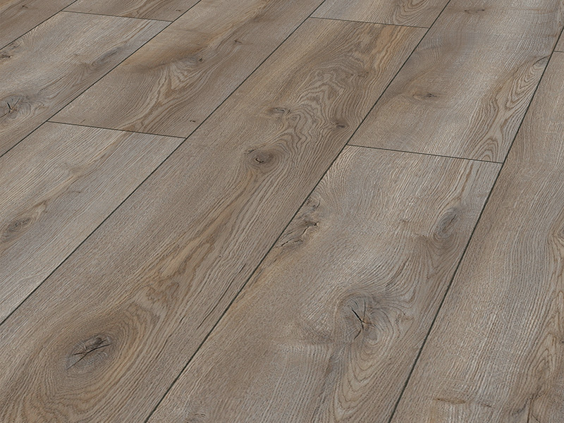 MAMMUT PLUS WIDE LONG PLANK MOUNTAIN OAK TITANIUM 4V LAMINATE FLOORING AC5 - Image 2