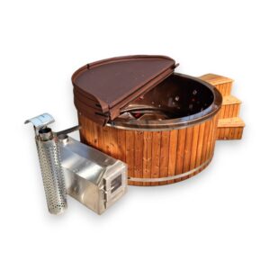 Acrylic hot tub with external heater - Image 3