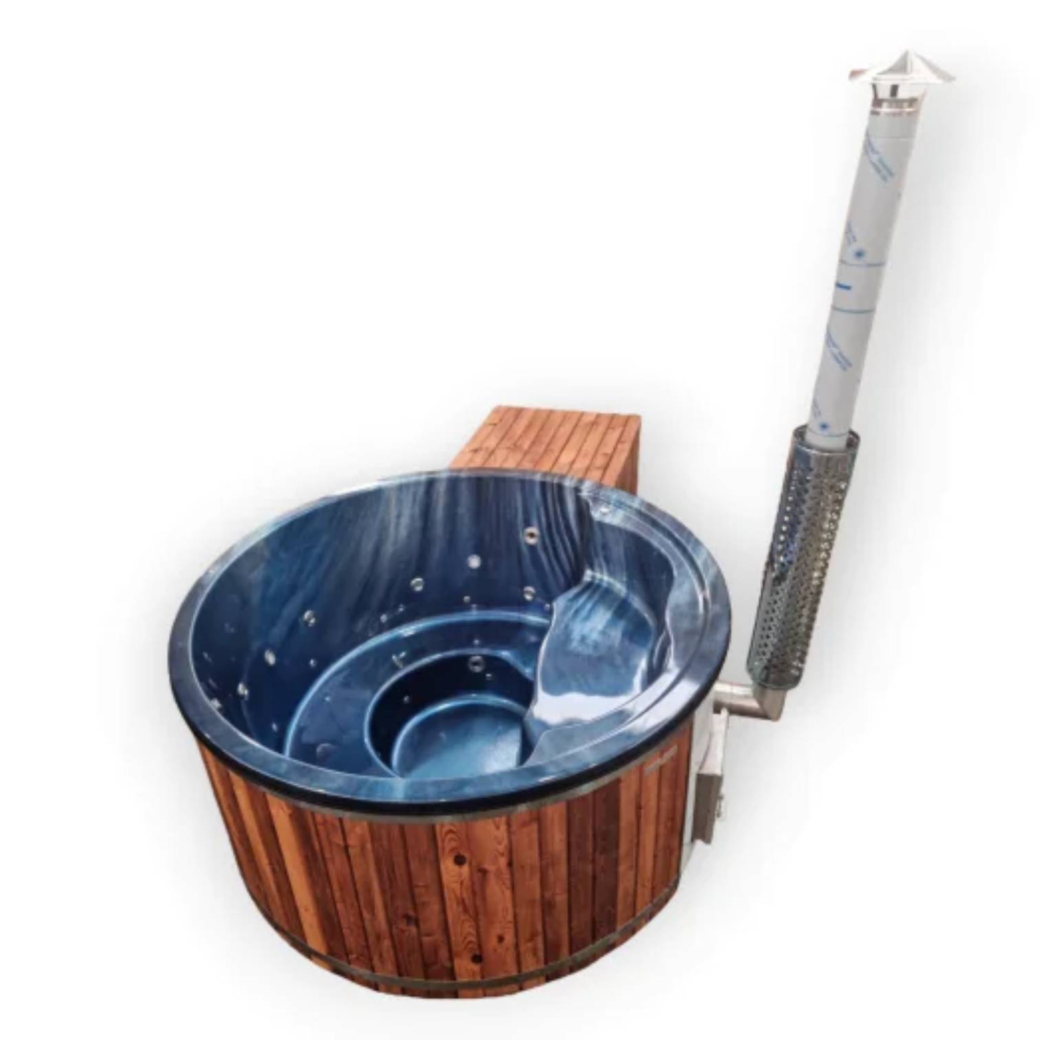 Acrylic hot tub with integrated heater - Image 16