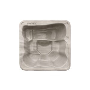 Acrylic square hot tub with external heater - Image 22