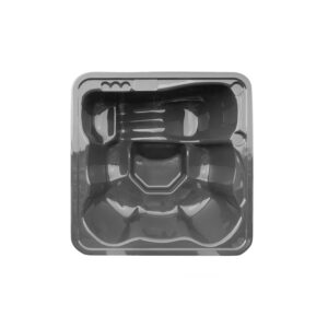 Acrylic square hot tub with external heater - Image 27