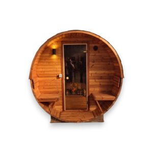 Barrel garden sauna - Image 36