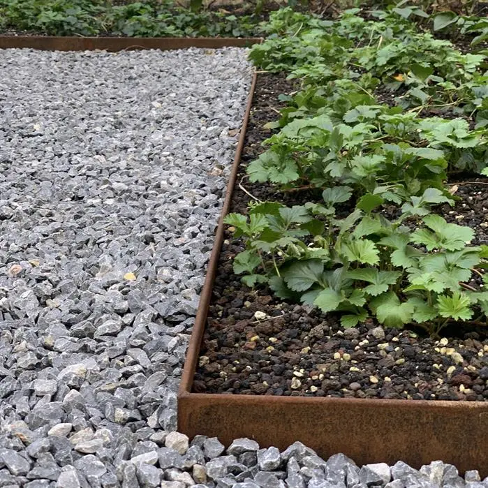 Corten Steel Corner Flattened Outside Top Edge (300 x 300 x 390 x 3mm) - Image 2