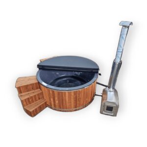 Fibreglass hot tub with external heater - Image 7