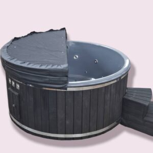 Fibreglass hot tub with external heater - Image 13