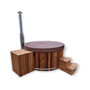 Fibreglass hot tub with integrated heater - Image 9
