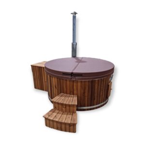 Fibreglass hot tub with integrated heater - Image 10