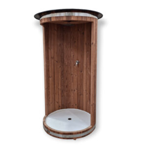 Outdoor Wooden Shower - Image 3