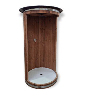 Outdoor Wooden Shower - Image 4