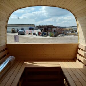 Square outdoor sauna - Image 14