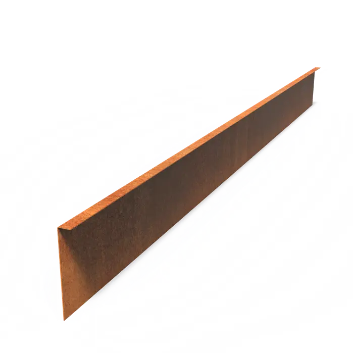 Corten Steel Set Top Edge (2300 x 2 x 200mm)