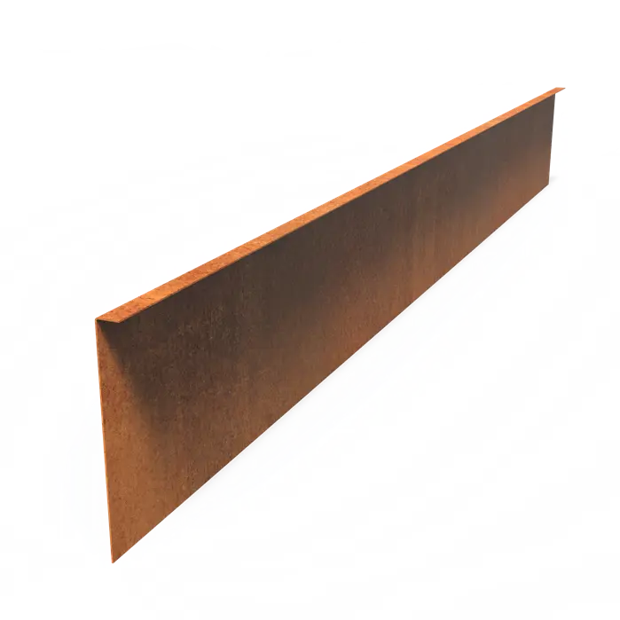 Corten Steel Set Top Edge (2300 x 2 x 290mm)