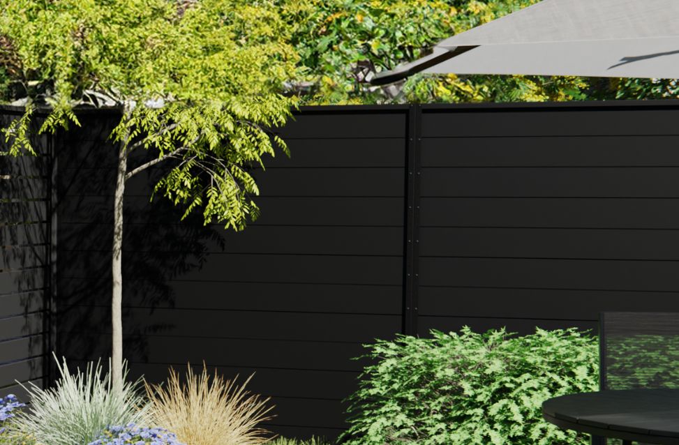 DuraPost Sleek Aluminium Privacy Fence Panel